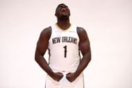Zion Williamson is ready for the next NBA season (Image via Getty Images)